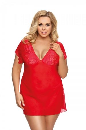 red chemise AA051992 - 5XL/6XL