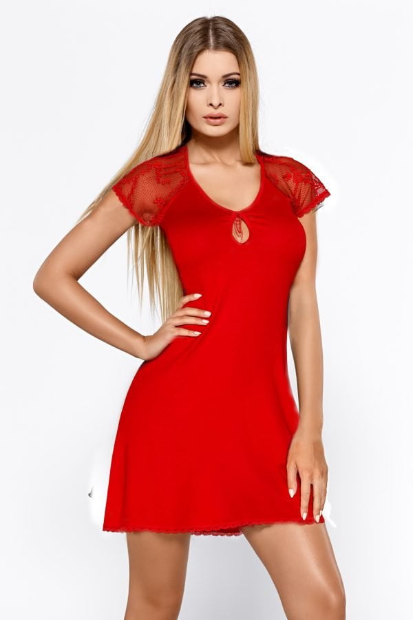red Nightdress Hillary by Hamana