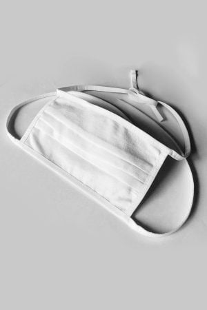 Cotton mask 1-layer fo bounding white - STANDARD 100 by OEKO-TEX