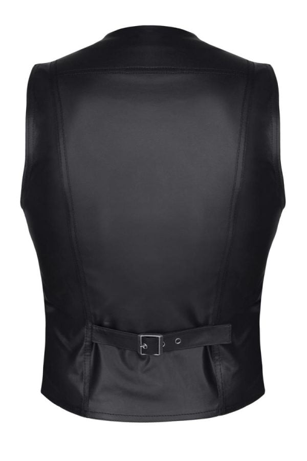 Classic vest with adjustable back. Slim-Fit shape.