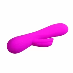 Alternative view of Pretty Love Barrette Dual Motor Silicone Intimate System, 30 Modes, Purple