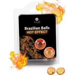 Secret Play Brazilian Balls Warming Sensation Intimate Capsules 2 pcs