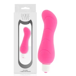 Alternative view of Dolce Vita G-Spot Pink Silicone Intimate Massager 7-Mode 122mm Waterproof