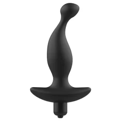 Alternative view of Addicted Toys Model 1 Intimate Black Vibrating Silicone Massager 8x1.5cm