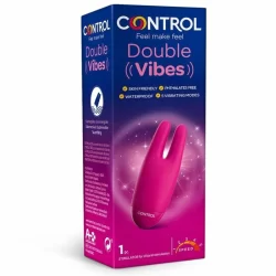 Alternative view of CONTROL Double Vibes Intimate Dual-Head Stimulator, 5 Modes, Waterproof