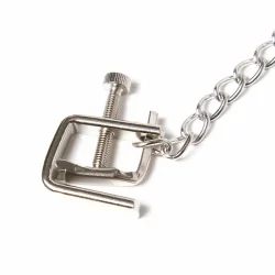 Alternative view of OHMAMA Adjustable Metal Clamps with Chain - Nickel-Free, Non-Porous