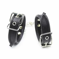 Alternative view of OHMAMA Premium Adjustable Leather Wrist Restraints - Universal Size