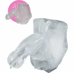 Play Wiv Me Party Ice Luge Mold - Giant Novelty Shape, One-Time Use
