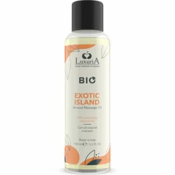 Intimateline Luxuria Bio Exotic Island Massage Oil 100ml - Natural Formula