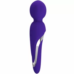 Alternative view of Pretty Love Walter Wand Vibrator Purple - 7 Modes, Silicone, USB Charge