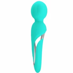 Alternative view of Pretty Love Walter Aqua Green Wand - 7 Modes, 5 Intensities, Silicone Massager
