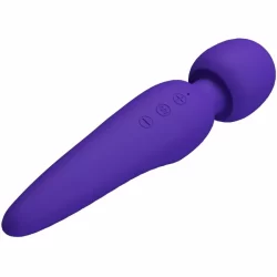 Alternative view of Pretty Love Meredith Massager 12-Speed Silicone Waterproof Purple 21.5cm