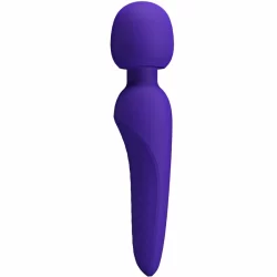 Pretty Love Meredith Massager 12-Speed Silicone Waterproof Purple 21.5cm