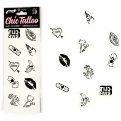 Alternative view of Secret Play Candy Collection Temporary Tattoos - Set of 10 Colorful Designs