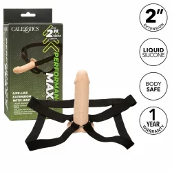 Alternative view of CalExotics Performance Maxx Extension with Adjustable Harness Light Skin 17.25cm