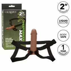 Alternative view of CalExotics Performance Maxx Extension System with Harness Brown 17.25cm