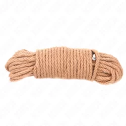 Alternative view of KINK Hemp Rope with Metal Tip 20m - Durable Natural Bondage Tool
