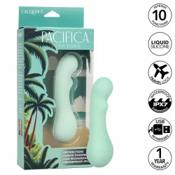 Alternative view of CalExotics Pacifica Bora Bora Aqua - 10-Mode G-Spot Intimate Device, Silicone