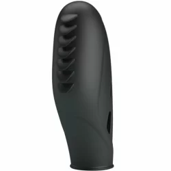 Alternative view of Pretty Love Gilo Silicone Finger Vibrating Massager Black