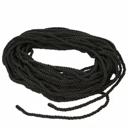 CalExotics Scandal Black 30m Bondage Rope - Soft Cotton & Polyester Blend
