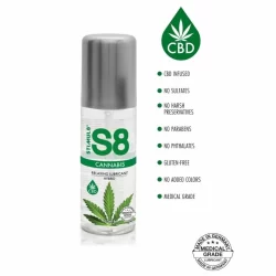 Alternative view of STIMUL8 S8 Cannabis Hybrid Intimate Lubricant 125 ml - Long-Lasting Formula