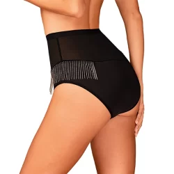 Alternative view of Obsessive Milladis High-Waisted Panties XS/S with Decorative Beads
