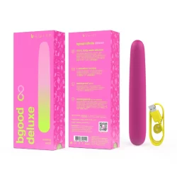 Alternative view of B Swish Bgood Infinite Deluxe Silicone Waterproof Rechargeable 18cm Violet