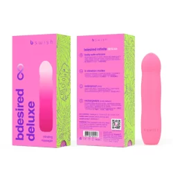 Alternative view of B Swish Bdesired Infinite Deluxe Intimate Device Flamingo Pink USB IPX7