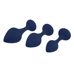 Alternative view of Playboy Pleasure Tail Trainer 3-Piece Intimate Silicone Set Navy