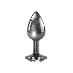 Playboy Pleasure Tux Small Aluminum Plug with Iconic Bunny Base