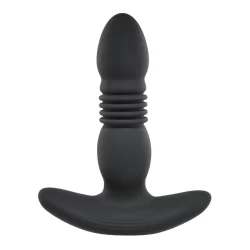 Playboy Pleasure Trust The Thrust Remote Silicone Plug Black 5.4in