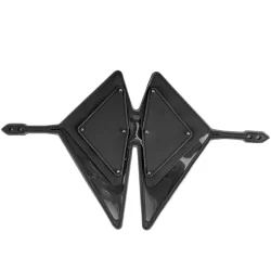 Alternative view of LOCKINK Vixen Adjustable Leather Blindfold Set Black Mask System