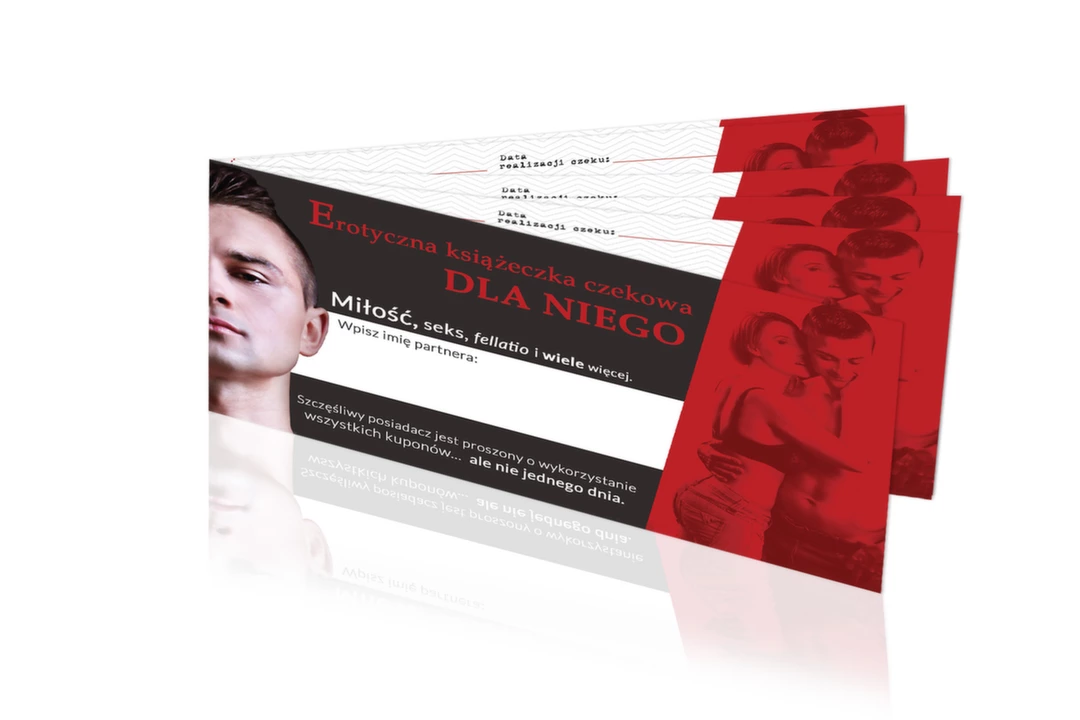 Grajmy Razem Intimate Coupon Book for Him - 12 Playful Challenges - Asu ja Lelu