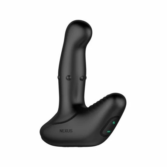 Nexus Revo Ring Remote Control Rotating Wellness Device Silicone Black 13,5cm