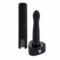 Playboy Pleasure Zone Black - Rechargeable Thrusting Intimate Machine