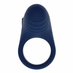 Alternative view of Playboy Pleasure Point Blue Vibrating Silicone Intimate Ring