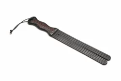 Alternative view of XR Brands Scottish Tawse Black - Vegan Leather Impact Tool, 45 cm