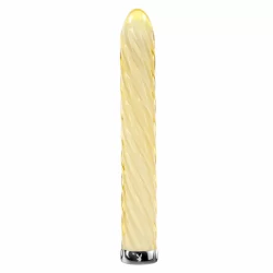 Playboy Twist of Fate Glass Intimate Device, 10-Mode, Waterproof, USB