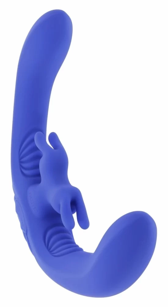 Alternative view of Evolved Lovebirds Dual-Ended Flexible Silicone Device Pink USB