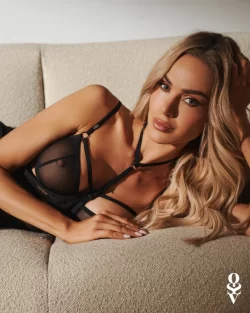 Alternative view of Obsessive Arrowel Black Chemise - Elegant Sheer Lace Lingerie, Adjustable Fit