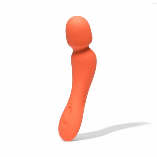 Dame Min Mini Wand Intimate Massager Papaya - Compact & Ergonomic Design