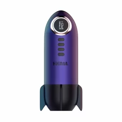 Alternative view of Hueman Blast Off Intimate Rocket Device Purple - 10 Modes & LED Panel