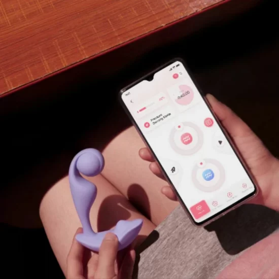 Alternative view of HoneyPlayBox Trill Wearable Smart Vibrator Purple - Pressure Sensor & App Control