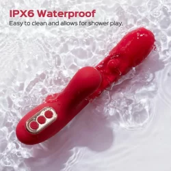 Alternative view of HoneyPlayBox Tickler Red - Wiggling & Tapping Multi-Function Vibrator