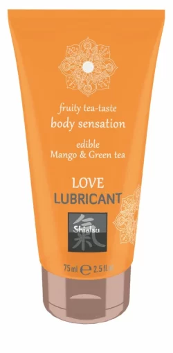 Love Lubricant Water-Based Gel Mango & Green Tea Edible 100ml