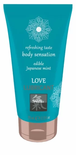 Love Lubricant Edible Gel Japanese Mint 100ml - Refreshing Flavored Formula