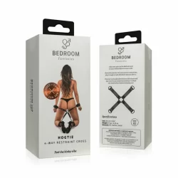 Alternative view of EasyToys Hog Tie Restraint System Faux Leather Black Universal Fit