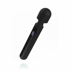 BLAQ Digital Super Wand Black - XL Flexible Massage Device with Display
