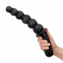 Alternative view of BUTTR Akimbo Dual-Ended Beaded & Ribbed Silicone Intimate Wand 36 cm