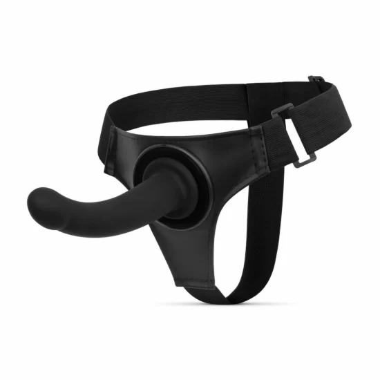 Alternative view of Fetish Collection Adjustable Black Harness with Suction System